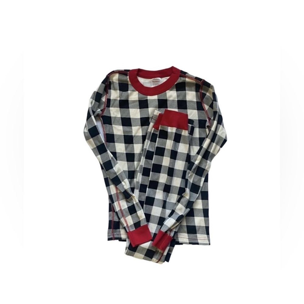 Hanna Andersson Buffalo Plaid Pajama Set Size 160